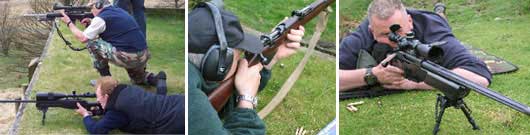 Rifle Shooting At The British Shooting Show 2014