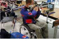 Target Shooting For The Disabled At The British Shooting Show 2014