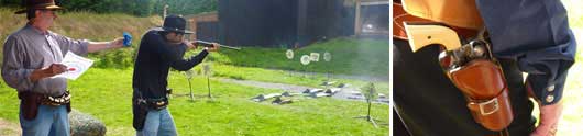 Western Action Shooting At The British Shooting Show 2014