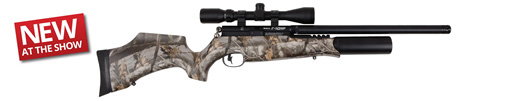 BSA R-10 MK2 in camo At The British Shooting Show