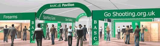 BASC Pavilion At The British Shooting Show 2014