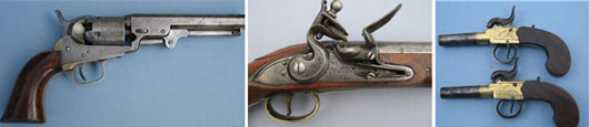 Antique and Classic Pistols At The British Shooting Show